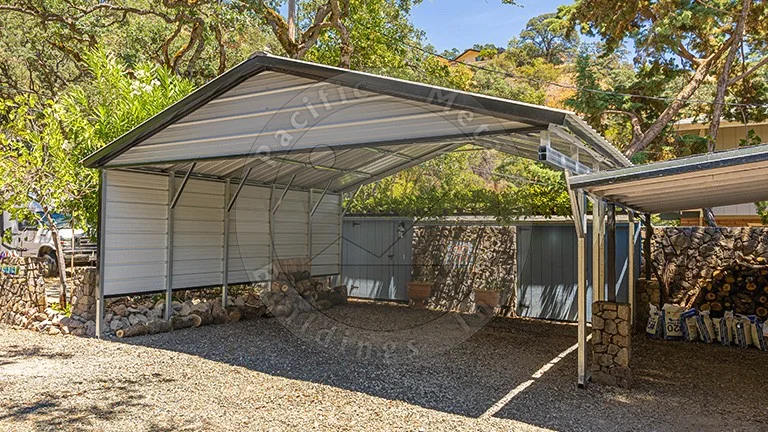 20'x20'x8' Metal Carport — metal building