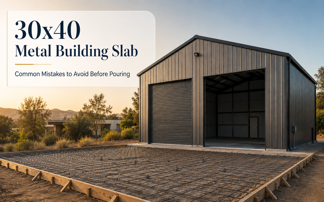 Avoid These Mistakes Before Pouring a 30x40 Metal Building Slab