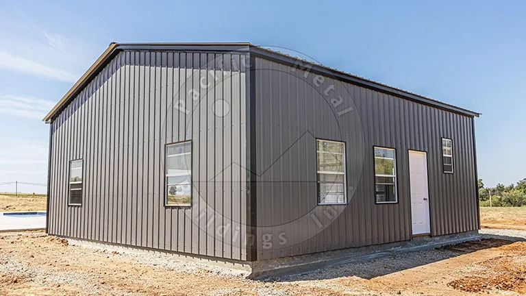 30'x30'x11' Metal Garage — metal building