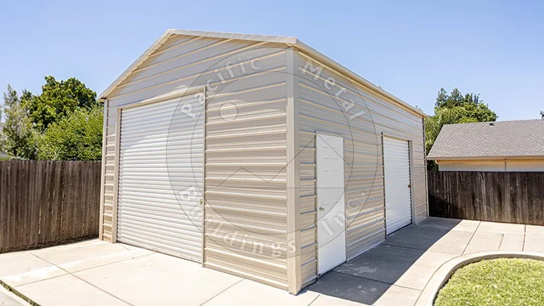 18'x25'x11' Metal Garage — metal building